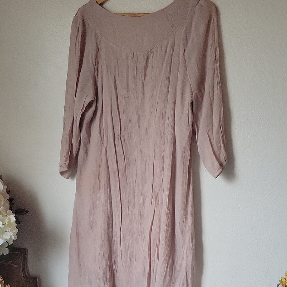 Indigo Rose Boho Crochet Tunic  Dress Size 2X - Picture 4 of 11